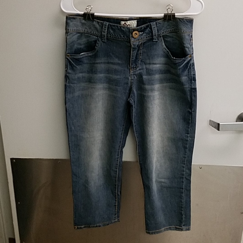 So bermuda bluejean shorts